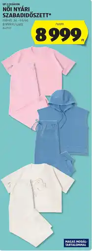 ALDI Up 2 Fashion Női nyári szabadidőszett ajánlat