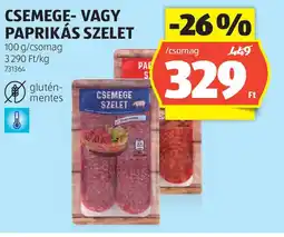 ALDI Csemege- / paprikás szelet ajánlat