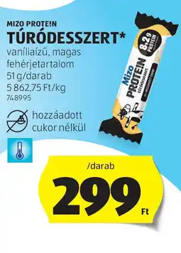 ALDI Mizo Protein túródesszert ajánlat
