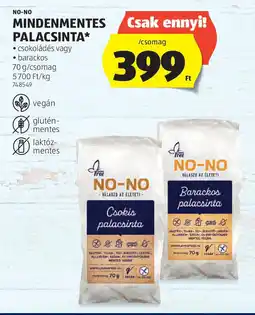 ALDI No-No Mindenmentes palacsinta ajánlat