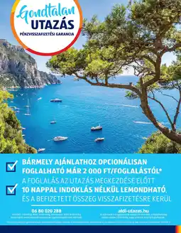 ALDI Gondtalan UTAZÁS ajánlat