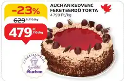 Auchan AUCHAN KEDVENC FEKETEERDŐ TORTA ajánlat