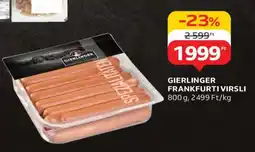 Auchan Gierlinger Frankfurti Virsli ajánlat
