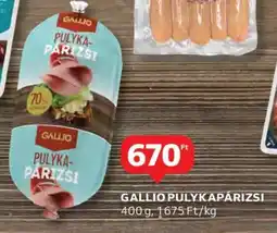 Auchan GALLIO PULYKAPÁRIZSI ajánlat