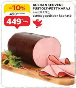 Auchan Auchan Kedvenc Füstölt-Főtt Karaj ajánlat