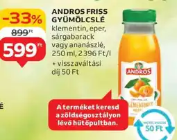 Auchan ANDROS FRISS GYÜMÖLCSLÉ ajánlat