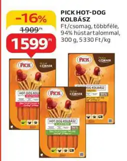 Auchan PICK Hot-dog kolbász ajánlat