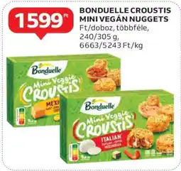 Auchan BONDUELLE CROUSTIS MINI VEGÁN NUGGETS ajánlat