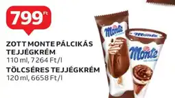 Auchan Zott Monte Pálcikás Tejkrém ajánlat