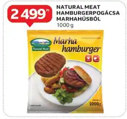 Auchan Natural Meat Hamburgerpogácsa Marhahúsból ajánlat