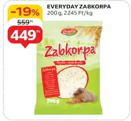 Auchan EVERYDAY ZABKORPA ajánlat