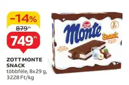 Auchan ZOTT Monte snack ajánlat