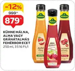 Auchan Kühne Málna, Alma vagy Gránátalmás Fehérbor Ecet ajánlat
