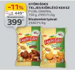Auchan GYŐRI ÉDES TELJES KIŐRLÉSŰ KEKSZ ajánlat