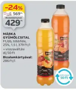 Auchan MÁRKA Gyümölcsital ajánlat