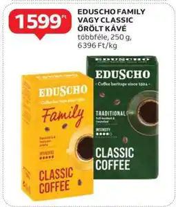 Auchan EDUSCHO Family vagy Classic Őrölt Kávé ajánlat