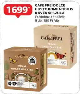 Auchan CAFE FREI Dolce Gusto kompatibilis kávékapszula ajánlat
