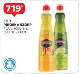Auchan Fitt Piroska Szörp ajánlat