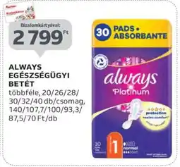 Auchan ALWAYS EGÉSZSÉGÜGYI BETÉT ajánlat