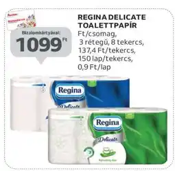 Auchan Regina Delicate toalettpapír ajánlat