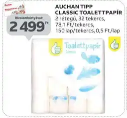 Auchan AUCHAN TIPP CLASSIC TOALETTAPÍR ajánlat