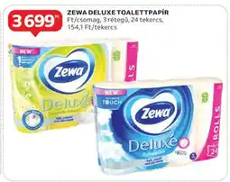 Auchan Zewa Deluxe toalettpapír ajánlat