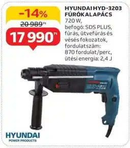 Auchan HYUNDAI HYD-3203 Fúrókalapács ajánlat