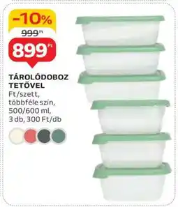 Auchan Tárolódoboz tetővel ajánlat