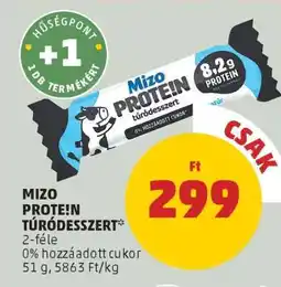 PENNY Mizo PROTE!N túródesszert ajánlat