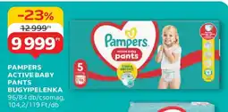 Auchan Pampers Active Baby Pants Bugyipelenka ajánlat