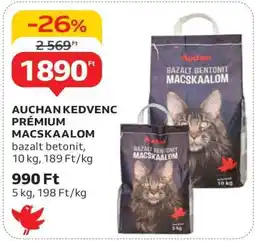 Auchan AUCHAN KEDVENC PRÉMIUM MACSKAALOM ajánlat