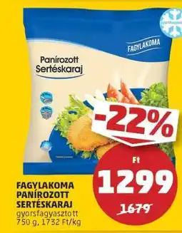 PENNY Fagylakoma Panírozott Sertéskaraj ajánlat