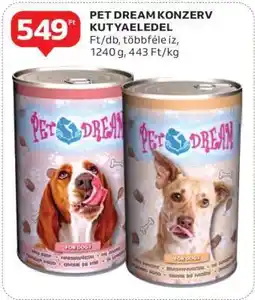Auchan PET DREAM KONZERV KUTYAELEDEL ajánlat