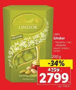 Lidl LINDT LINDOR ajánlat