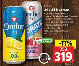 Lidl Dreher 24 / 24 Hydrate ajánlat