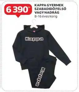 Auchan KAPPA GYERMEK SZABADIDŐ FELSŐ VAGY NADRÁG ajánlat