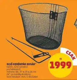PENNY Első Kerékpár Kosár ajánlat