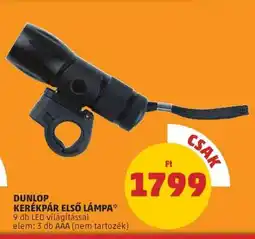 PENNY Dunlop Kerékpár Első Lámpa ajánlat