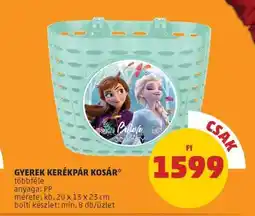 PENNY Gyerek Kerékpár Kosár ajánlat