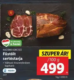 Lidl Füstölt sertéstarja ajánlat