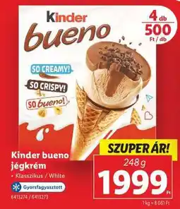 Lidl Kinder Bueno jégkrém ajánlat