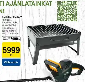Tesco Asztali grillsütő ajánlat