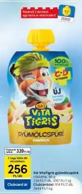 Tesco Sió Vitatigris gyümölcspüré ajánlat