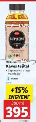 Lidl Milbona Kávés tejital ajánlat
