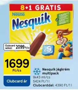Tesco Nesquik jégkrém multipack ajánlat