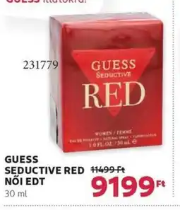 Rossmann Guess seductive red női edt ajánlat
