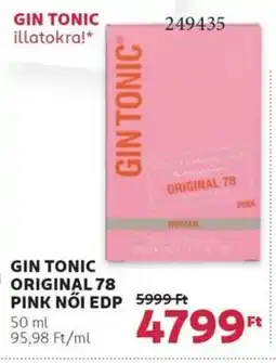 Rossmann Gin tonic original 78 pink noi edp ajánlat