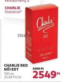 Rossmann Charlie red női edt ajánlat