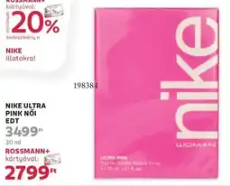 Rossmann Nike ultra pink női edt ajánlat
