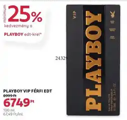 Rossmann Playboy vip férfi edt ajánlat